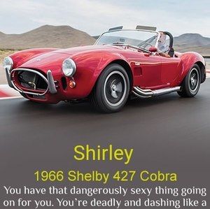 Meet your Posher, Shirley